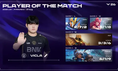 Play- In LCK 2026: BFX ngược dòng hạ NS, hẹn gặp BRO trong trận quyết định tấm vé vào playoff LCK