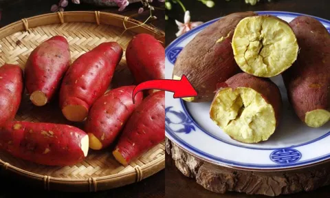 Luộc khoai lang muốn thơm bùi, ngọt đậm, đừng chỉ dùng nước lã: Thêm thứ này vào 5 phút là bở tơi