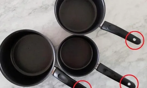 Lỗ tròn trên cán nồi, chảo để làm gì? 90% người dùng tưởng lỗ trên cán nồi, chảo chỉ để treo, hóa ra chúng vẫn còn công dụng khác