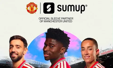 Manchester United công bố hợp đồng tài trợ tay áo lớn nhất lịch sử với SumUp