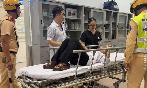 CSGT Hải Phòng mở đường đưa cụ ông 84 tuổi nguy cấp đến bệnh viện