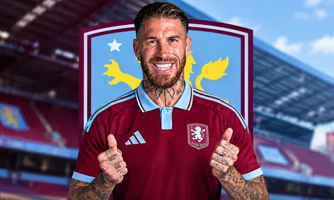 Aston Villa nhắm Sergio Ramos để tăng cường hàng thủ