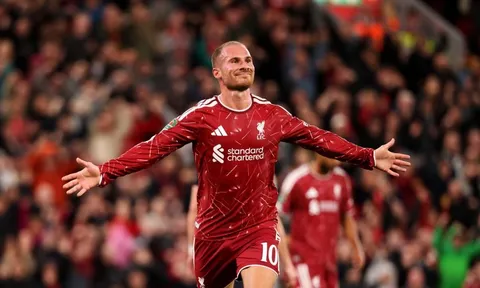 Liverpool đánh bại Tottenham 3-1, Mac Allister tiếp tục tỏa sáng