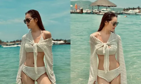 Bác sĩ Răng Hàm Mặt sinh năm 2000 lấy chồng diễn viên, diện bikini khoe body "cực cháy"
