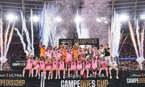 Messi tiếp tục tỏa sáng, Inter Miami đánh bại Cruz Azul giành danh hiệu Campeones Cup