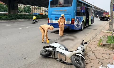 CSGT làm rõ vụ cô gái bị cuốn vào gầm xe buýt ở Hà Nội