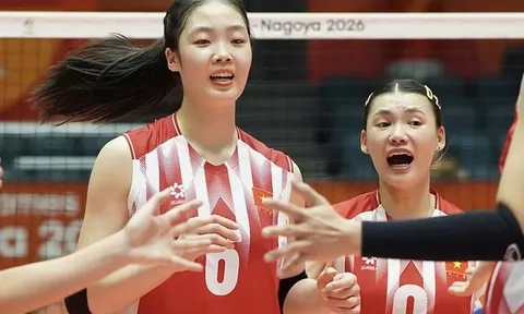 Bóng chuyền nữ Việt Nam khép lại ASIAD 20 bằng trận thắng 3-0