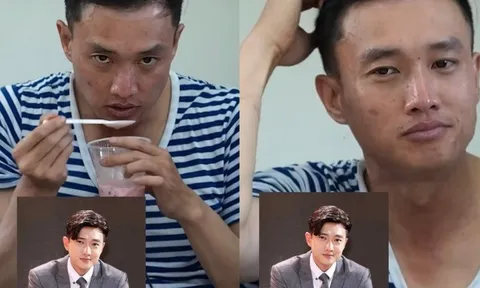 Quốc Trường lộ mặt mộc trong Sao nhập ngũ, nhiều người không nhận ra "nam thần màn ảnh"