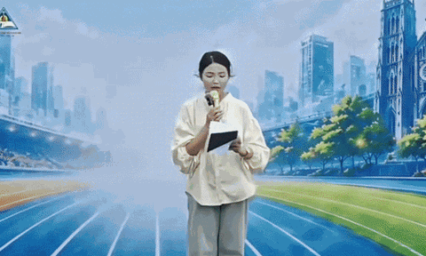 Nữ MC quê Thanh Hoá đang dẫn chương trình bị banner đổ sập lên người, sức khỏe hiện ra sao?