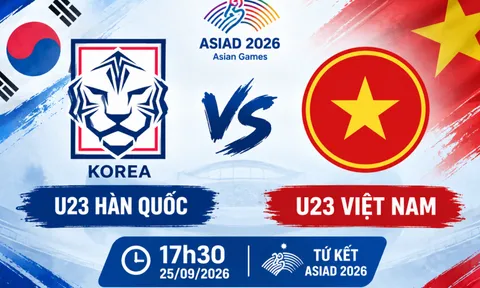 Lịch thi đấu bóng đá Nam ASIAD 2026: U23 Việt Nam thi đấu khi nào?