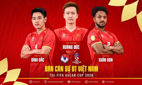 HLV Kim Sang Sik công bố Ban cán sự ĐT Việt Nam tại FIFA ASEAN Cup 2026