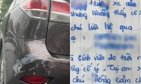 Hai nữ sinh đứng dưới mưa hơn 1 giờ sau khi làm trầy ô tô, chủ xe đưa ra quyết định bất ngờ