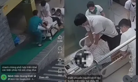 Bác sĩ trẻ ngồi trên băng ca ép tim cứu người đàn ông 60 tuổi, danh tính gây chú ý