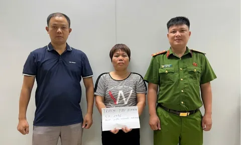 Lê Thị Nhàn SN 1976 đã ra đầu thú
