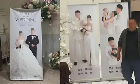 Chú rể là “bậc thầy quản lý thời gian”, cưới vợ ở tầng dưới, làm tiệc cho con với tình cũ ở tầng trên khách sạn