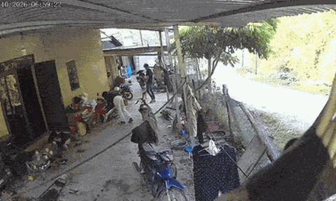 Clip ghi lại thời điểm động đất ở Sơn La, người dân cảm nhận rõ rung lắc