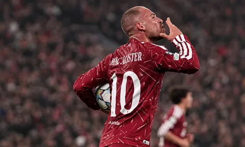 Liverpool chưa gia hạn với Mac Allister, tương lai tại Anfield bỏ ngỏ?