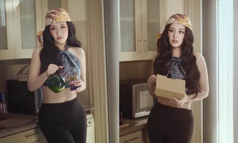 Mỹ nhân từng đăng quang Hoa hậu Việt Nam ở tuổi 18, nay U40 vẫn đẹp quyến rũ, khoảnh khắc vào bếp cũng hút mắt