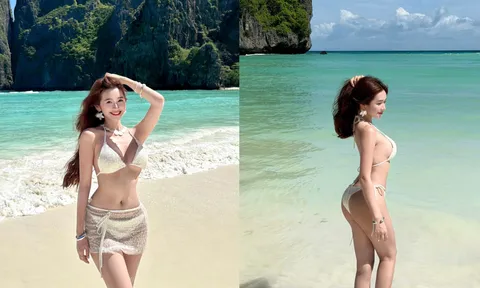 Nhan sắc “búp bê Điện Biên” tuổi 25: Từng lọt top 9 hoa hậu, nay sống sang chảnh, diện bikini khoe dáng quyến rũ