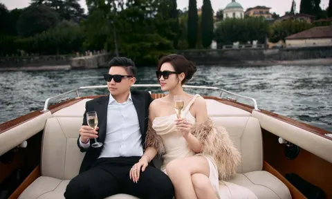 Một năm về chung nhà của Hoa hậu Đỗ Thị Hà và thiếu gia Sơn Hải: Chồng kín tiếng nay thường xuyên xuất hiện bên vợ