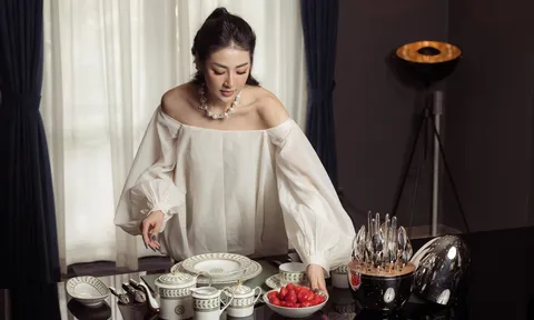 Hot girl trường Kim Liên giờ là phu nhân hào môn, sống trong biệt thự ven sông triệu USD