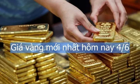 Giá vàng mới nhất hôm nay 4/6: Vàng thế giới đảo chiều tăng mạnh