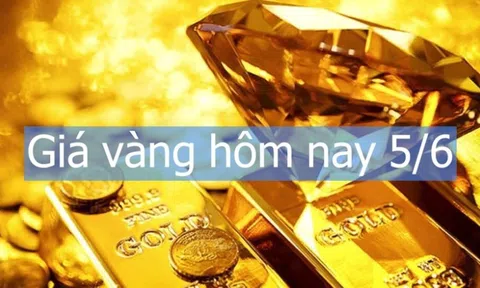 Giá vàng mới nhất hôm nay 5/6: Vàng thế giới quay đầu giảm mạnh