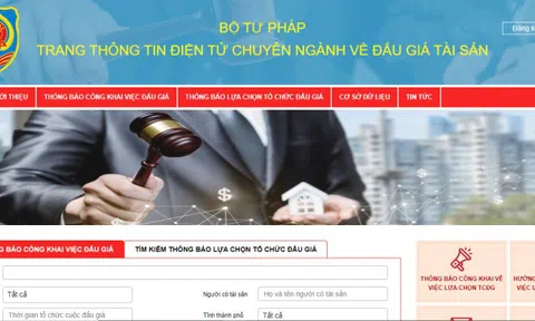 Đề xuất mức thu các loại chi phí đăng tải trên Cổng Đấu giá tài sản quốc gia