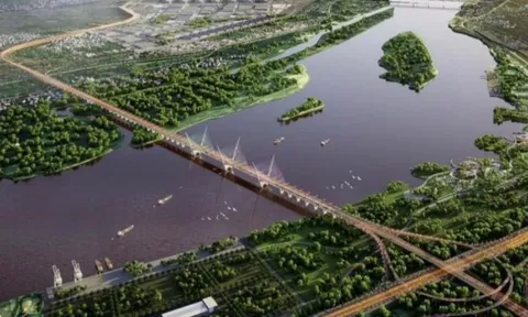 Cầu 8.300 tỷ qua sông Hồng sẽ nằm trên địa bàn quận Bắc Từ Liêm và huyện Đông Anh, Hà Nội