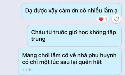 Con bị cô giáo yêu cầu đi học thêm, phụ huynh hỏi chuyện học phí thì nhận lại tin nhắn ngỡ ngàng