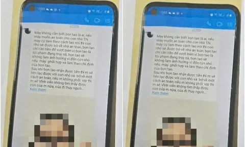 Tin nhắn sặc mùi "mafia" và âm mưu nham hiểm "ép nữ sinh ở Hà Nội khỏa thân quay clip để tống tiền"