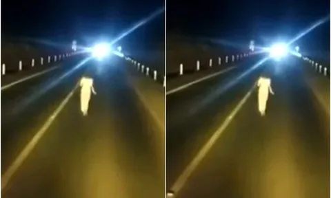 Giật mình bóng trắng toát đi trên cao tốc Cam Lộ-La Sơn: Sự thật bất ngờ