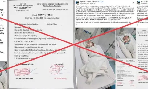 TP Hồ Chí Minh: Bệnh viện phát đi cảnh báo về chiêu trò lừa đảo kêu gọi từ thiện