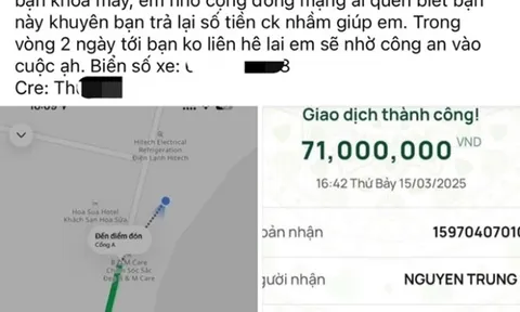 Vụ 71.000 đồng chuyển nhầm 71 triệu: Vì sao tài xế Grab đòi khách hàng bồi thường?