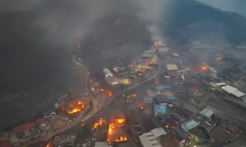 1 phi công kỳ cựu tử vong trong vụ rơi trực thăng chữa cháy rừng tại Hàn Quốc