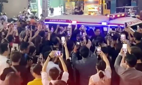 Danh tính và lời khai của tài xế xe cứu thương chở diễn viên đến sự kiện ra mắt phim ở TP.HCM