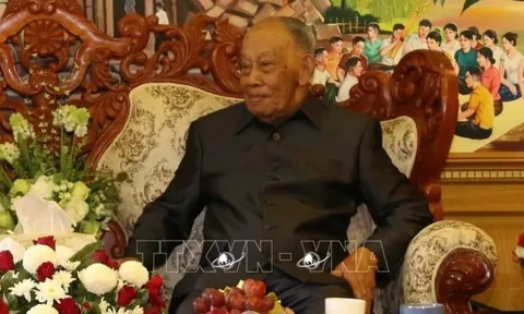 Điện chia buồn nguyên Chủ tịch Đảng, nguyên Chủ tịch nước Lào Khamtay Siphandone từ trần