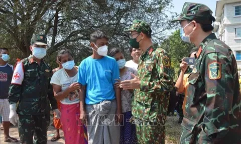 Biểu dương các quân nhân tham gia khắc phục hậu quả động đất tại Myanmar