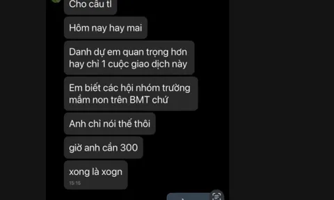 Vụ nữ hiệu trưởng trình báo bị ghép ảnh nhạy cảm, tống tiền 300 triệu đồng: Hé lộ tin nhắn của "kẻ lạ mặt"