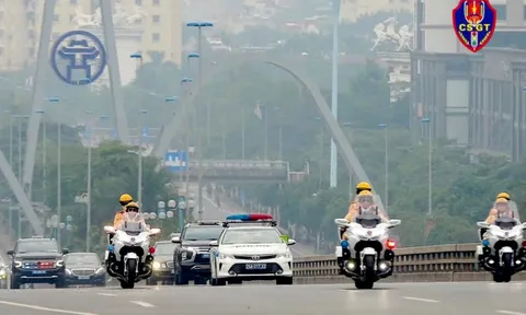 Hà Nội phân luồng giao thông phục vụ đoàn khách quốc tế thăm Việt Nam