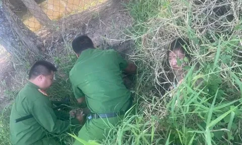 Đội nam nữ trộm đồ của chủ quán nước, bị bắt khi lẩn trốn trong bụi cỏ