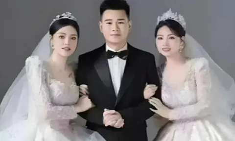 Xôn xao thông tin chú rể làm đám cưới cùng lúc với 2 cô dâu, sự thật ngoài sức tưởng tượng