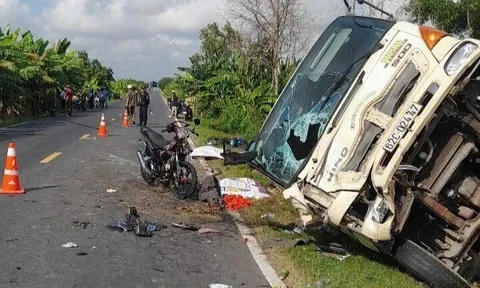 Thông tin mới nhất vụ xe rác tông tử vong 4 người ở Long An