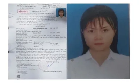 Truy nã đặc biệt đối tượng Hoàng Thị Phương Thảo