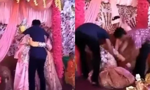 Lộ nguyên nhân bất ngờ khiến cô dâu bật khóc nức nở trong vòng tay bạn trai cũ trước mặt chú rể