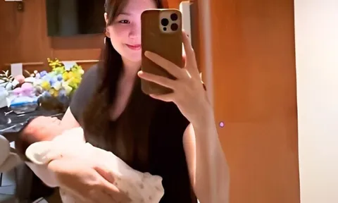 Mai Ngọc về lại dáng y hệt thời chưa bầu sau 18 ngày sinh nở, bí quyết đều nhờ mâm cơm ở cữ đẹp mắt