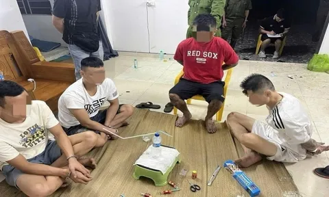 Quảng Ninh: Nhóm đối tượng tổ chức sử dụng trái phép chất ma túy ngỡ ngàng khi công an phường ập vào