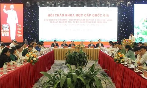 Chủ tịch Hồ Chí Minh - Biểu tượng cao đẹp của ý chí, khát vọng độc lập của dân tộc, tự do, hạnh phúc cho nhân dân