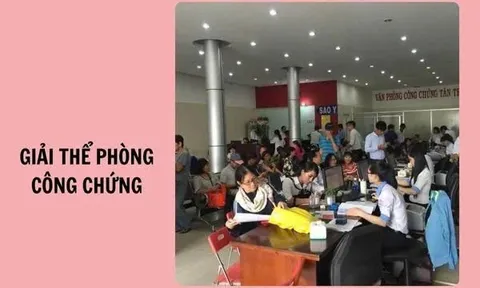 Lộ trình hoàn thành việc chuyển đổi, giải thể các Phòng công chứng