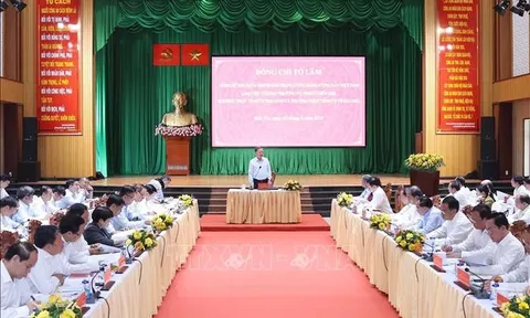Tổng Bí thư Tô Lâm: Hợp nhất Vĩnh Long, Bến Tre và Trà Vinh là một lựa chọn có tính đột phá